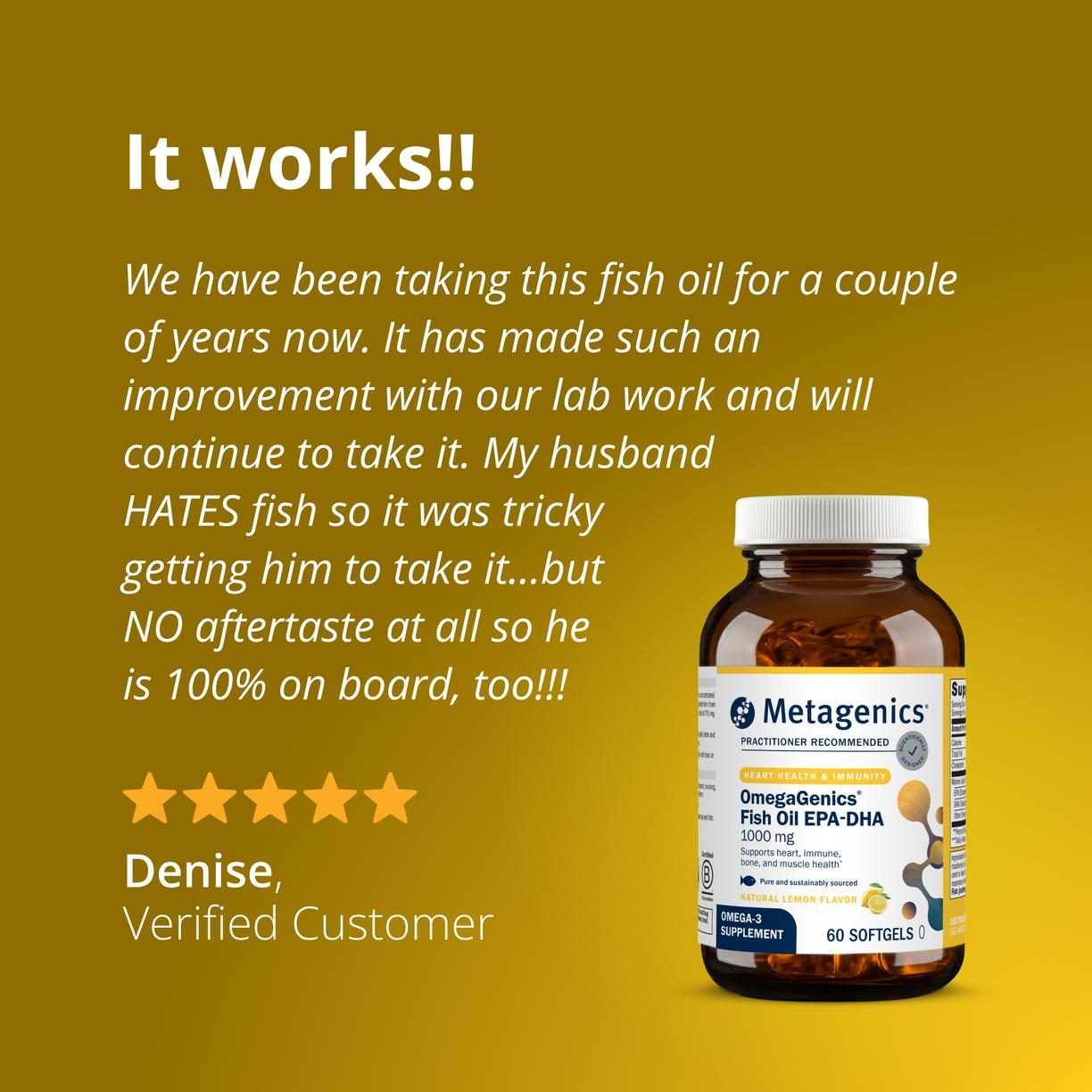 OmegaGenics® Fish Oil EPA-DHA 1000 mg