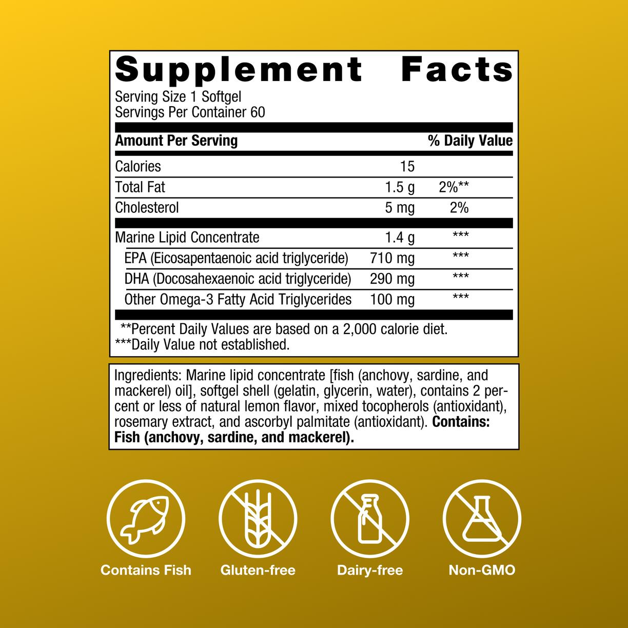 OmegaGenics® Fish Oil EPA-DHA 1000 mg