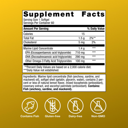 OmegaGenics® Fish Oil EPA-DHA 1000 mg